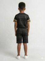 Kids Luxury Black Gold Co-Ord Set - Image 2
